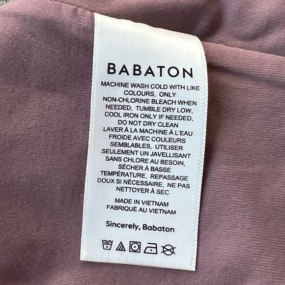 NWOT Aritzia Babaton Contour Thong Bodysuit - Shadow Mauve - Picture 8 of 9